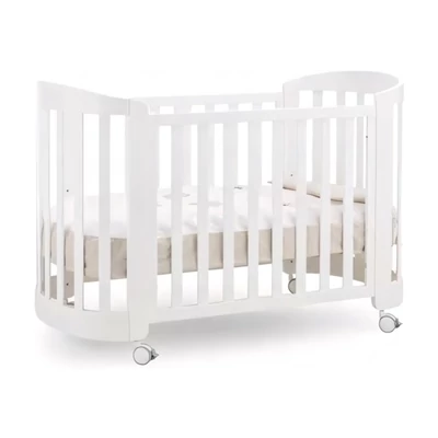 Cradle/Crib, Convertible, Adjustable Height, Titanium – ER Sweet