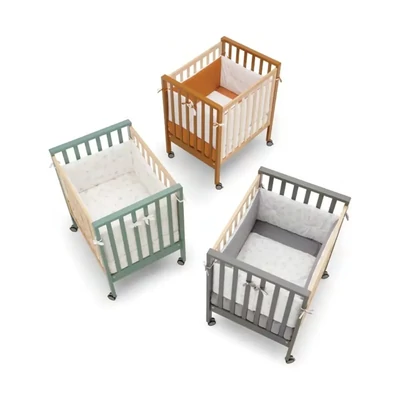 Cradle/Crib, Convertible, Adjustable Height, Sage Green – ER Evolution