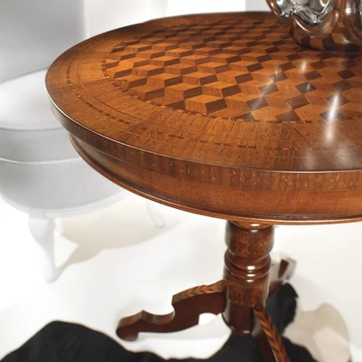 Classic Rombi kerek kisasztal