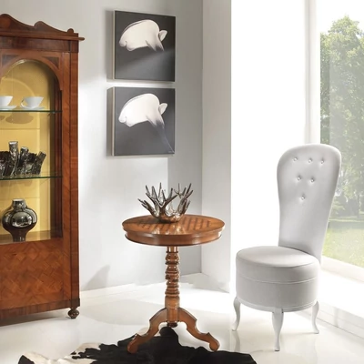 Classic Rombi kerek kisasztal