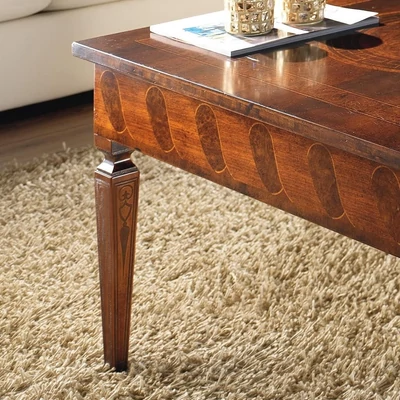 Classic Square-shaped coffee table