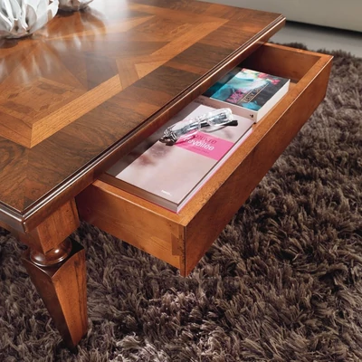 Classic Square-shaped coffee table