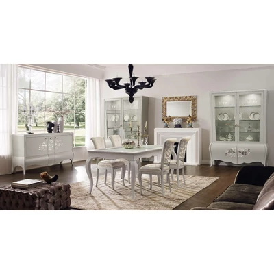 Romantic Dining table 193x103 cm (+2x50 cm extendable)