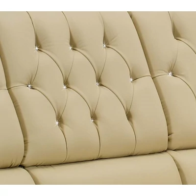 Gemma Triple couch with Swarovski crystals