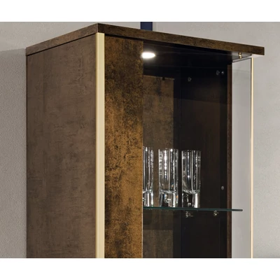 H2 Desiree Day 1-door display cabinet with lighting (opening to the right or left)