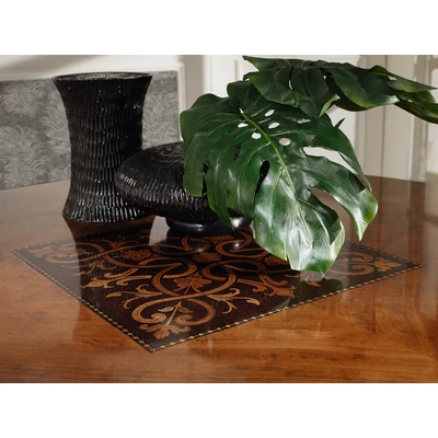 Profumo di Casa intarziás kerek étkezőasztal 150x150 cm