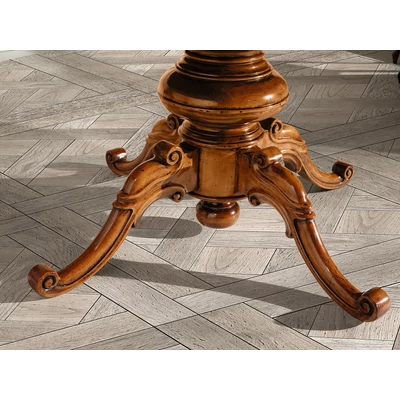 Profumo di Casa intarziás kerek étkezőasztal 150x150 cm