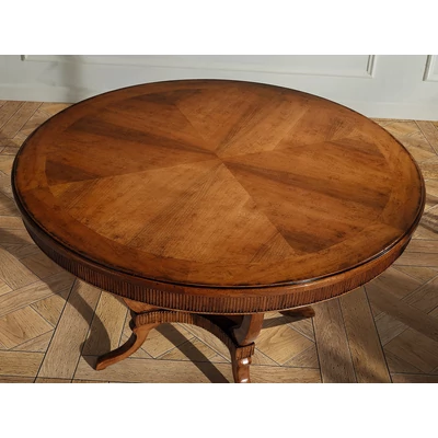 Profumo di Casa intarziás kerek étkezőasztal 140x140 cm