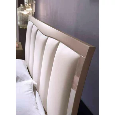 Aria Double bedstead - 160 cm, with upholstered headboard