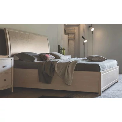 Eden Double bedstead with bedding container - 160 cm (with wood grain)