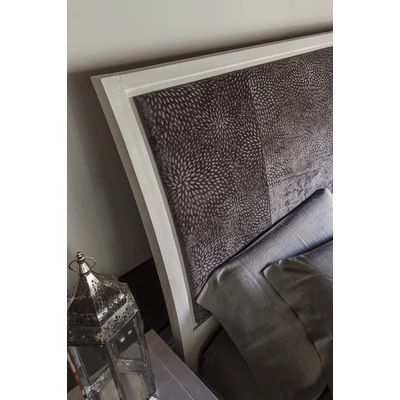 Eden franciaágy keret ágyneműtartóval, kárpitozott fejvéggel - 160 cm