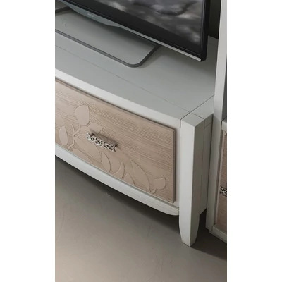 Eden Day TV commode (with leaf motif)