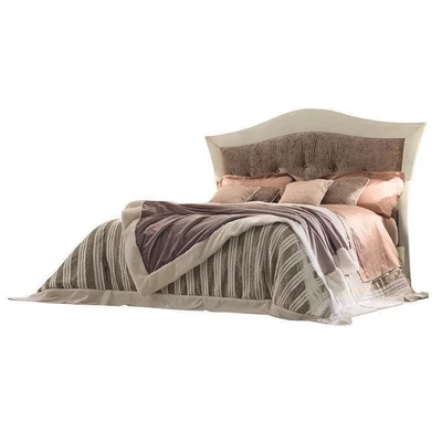 Charme franciaágy keret - 160 cm, velluto blu vagy velluto nocciola szövettel