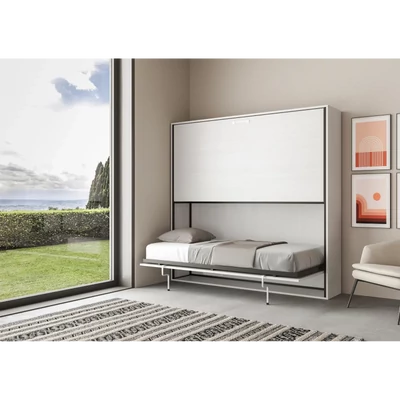 Emeletes szekrényágy – fehér kőris színváltozat