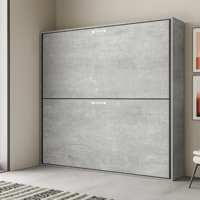 Emeletes szekrényágy – cement színváltozat