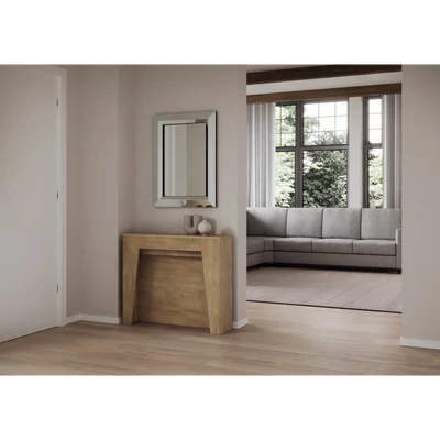 Anea konzolasztal zárt állapotban – természetes tölgy színváltozat