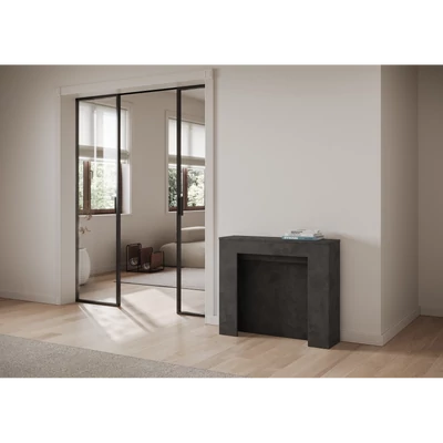 Kiba konzolasztal – antracit színváltozat