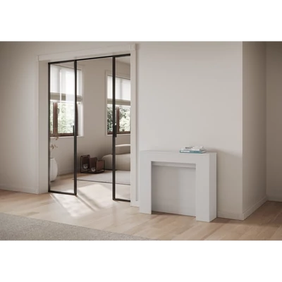 Kiba konzolasztal – fehér kőris színváltozat