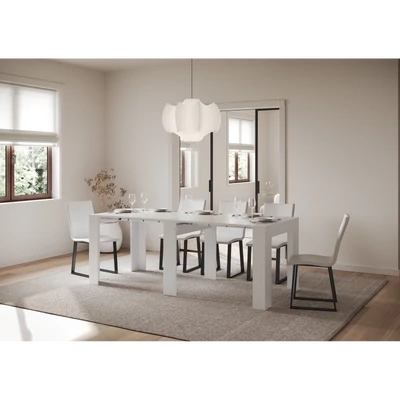 Kiba konzolasztal – fehér kőris színváltozat