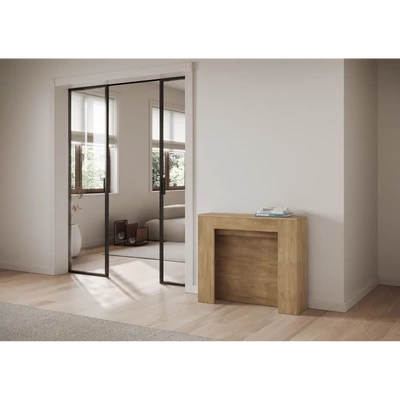 Kiba konzolasztal – természetes tölgy színváltozat