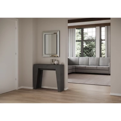 Narrow konzolasztal zárt állapotban – antracit színváltozat