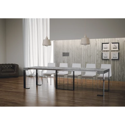 Futura konzolasztal – 300 cm – cement színváltozat