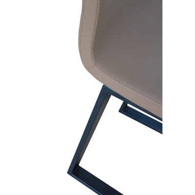 Baffy szék galambszürke műbőrrel