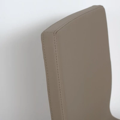 Baffy szék galambszürke műbőrrel