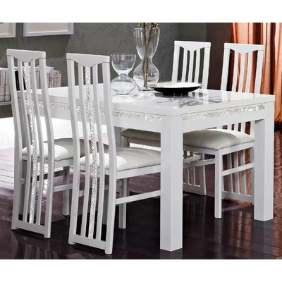 LM Roma Cromo Day Chair - white