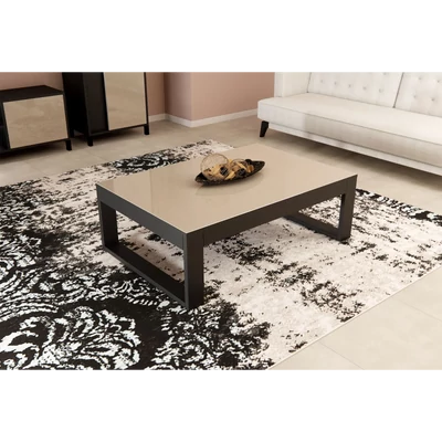 Bézs-sötétbarna dohányzóasztal – LM Venus Day