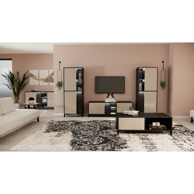 Bézs-sötétbarna nappali bútor garnitúra – LM Venus Day