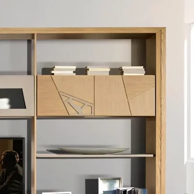 Ajtó geometrikus díszítéssel, 120 cm széles szekrényelemhez – Morello 3129.I