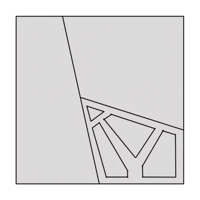 Ajtó geometrikus díszítéssel, polcos elemhez – Morello 3131.I