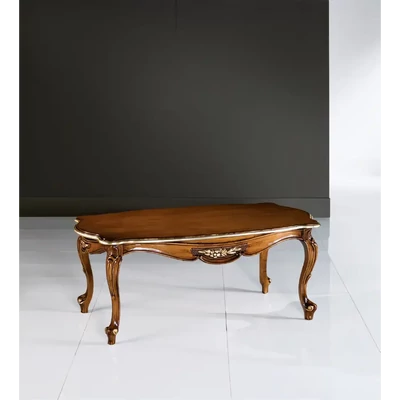 Dohányzóasztal faragott díszítéssel – Morello 3396