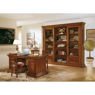 Bookshelf, 2 Sliding Doors – Morello 3881