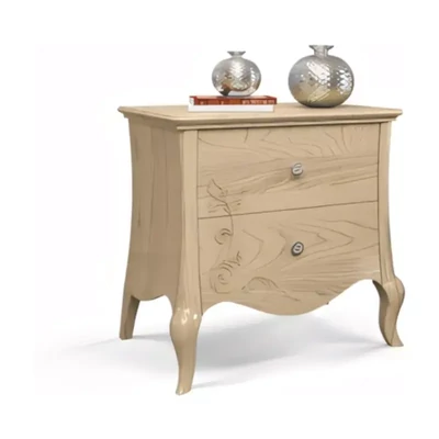 Chest of Drawers with 2 Nightstands, with Openwork Decoration – Morello 4367