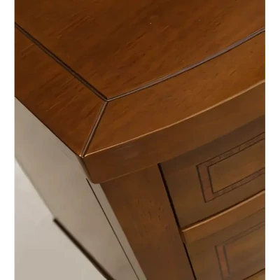 Chest of Drawers with 2 Nightstands, with Inlay – Morello 4345