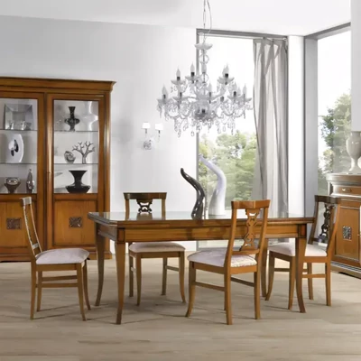 Étkezőasztal, négyzet alakú, bővíthető – Morello 2129