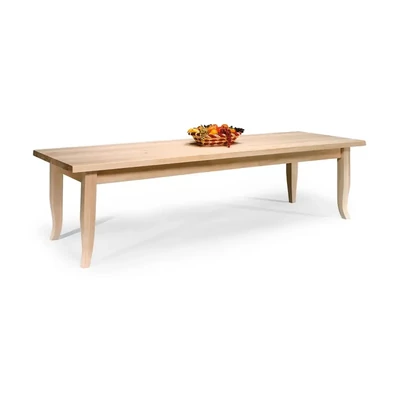Étkezőasztal, nyárfa, 7 mm vastag asztallappal, 200x90 cm – Morello 2405