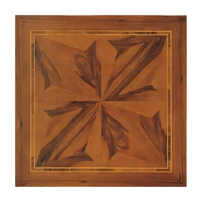 Dining Table, Square-Shaped, Extendable, with Inlay – Morello 2421