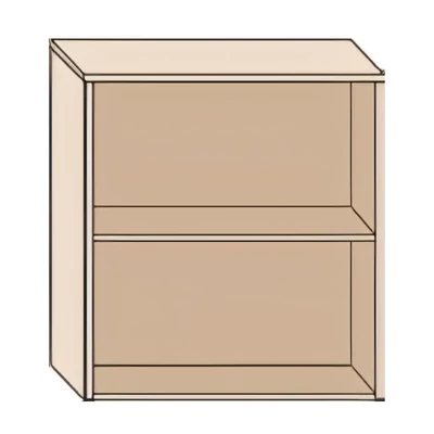 Fali szekrényelem 2 polccal, 100x143 cm – Morello 3207