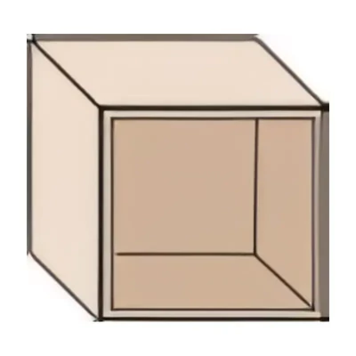 Fali szekrényelem, 50x50 cm – Morello 3202