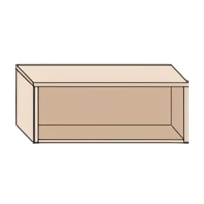 Fali szekrényelem, 100x42,5 cm – Morello 3204