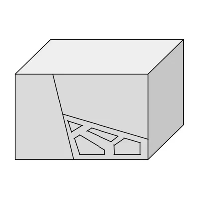 Fiók geometrikus díszítéssel, 60 cm széles, 42 cm mély – Morello 3132.BI