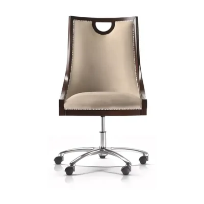 Forgószék acél lábakkal, gurulós, kárpitozott – Morello 2645