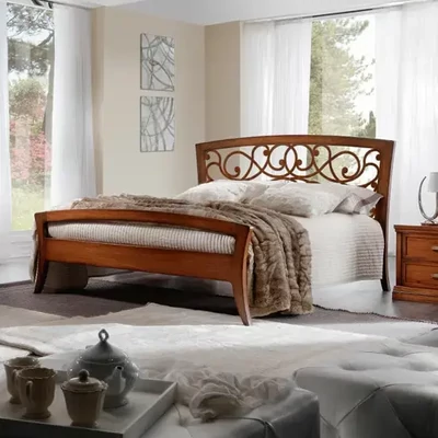 Franciaágy-keret áttört díszítésű fejvéggel – Morello 4198.A