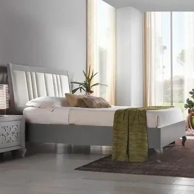 Franciaágy-keret kárpitozott fejvéggel – Morello 4069.A