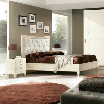 Nightstand with 3 Drawers, with Decoration – Morello 4213