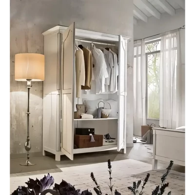 Gardróbszekrény, 2 ajtós – Morello 4255