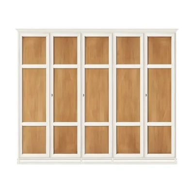 Gardróbszekrény, 5 ajtós – Morello 4514